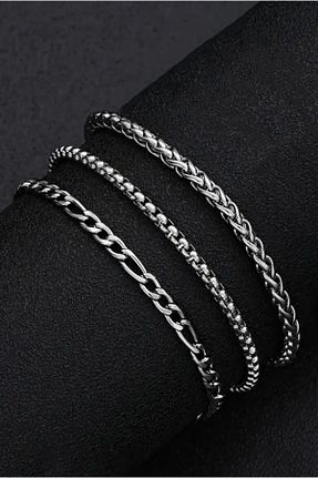 دستبند استیل (فولاد) مردانه استیل ضد زنگ The Collection - کد 928116083