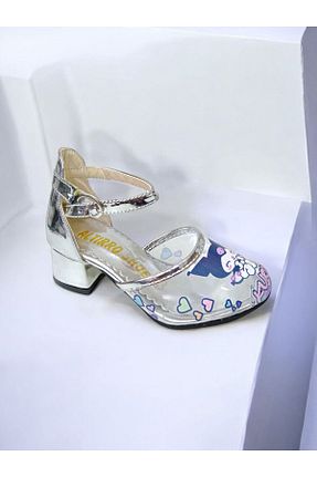 کفش مجلسی نارنجی بچه گانه پاشنه ضخیم PATİK BEBE - کد 799119630