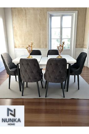 ست میز آشپزخانه طوسی Suntalam NUNKA HOME - کد 928116118