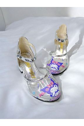 کفش مجلسی صورتی بچه گانه چرم مصنوعی PATİK BEBE - کد 800199357