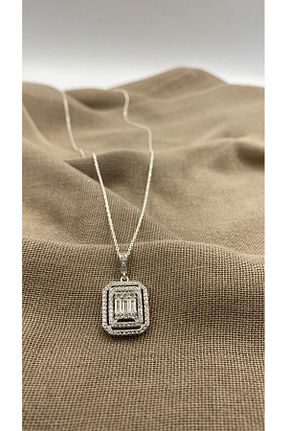 ست نقره سفید زنانه زیرکن SURA SILVER - کد 928129936