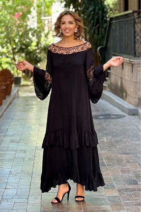لباس مشکی زنانه بافتنی Nevin Kaya Moda - کد 928129650