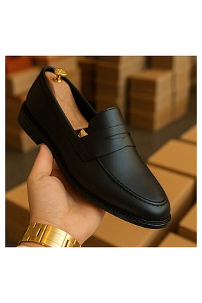 کفش لوفر مشکی مردانه چرم مصنوعی WITH EVERY STEP - کد 928321816