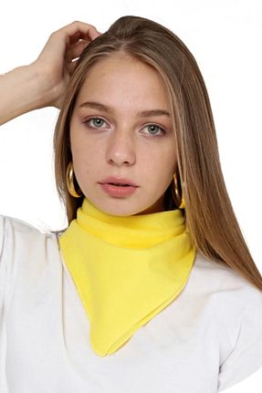 باندانا زرد پنبه ای indirimsepeti - کد 299538437