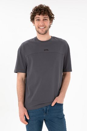 تیشرت طوسی مردانه یقه دوچرخه U.S. Polo Assn. - کد 928133735