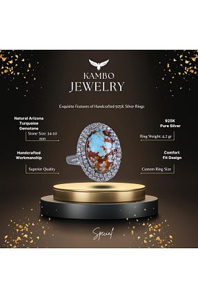 انگشتر نقره رنگی زنانه 925 عیار KAMBO - کد 928324591