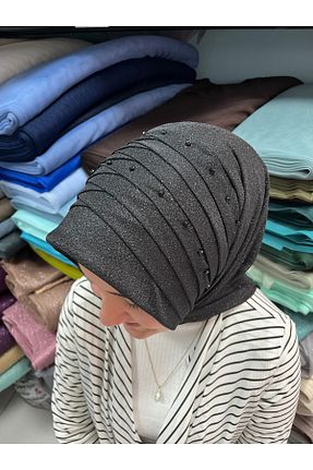 روسری مشکی 100 x 100 Gülnur tasarım - کد 928144689