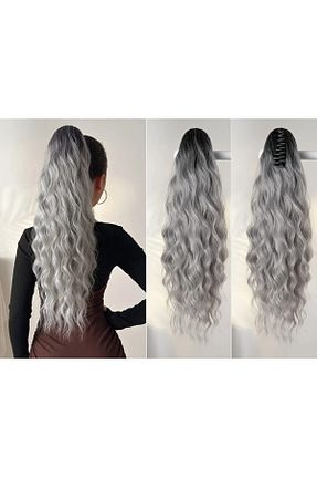 کلاه گیس طوسی زنانه Genel Markalar - کد 928142565