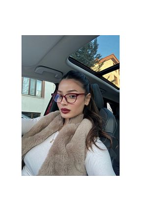 عینک محافظ نور آبی زرشکی زنانه 50 BluePepper - کد 923953491
