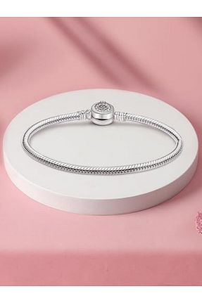 دستبند استیل (فولاد) طوسی زنانه استیل ضد زنگ MAVEGA - کد 881828881