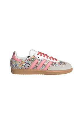 کفش اسنیکر صورتی زنانه بند دار adidas - کد 921855663