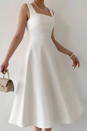 لباس سفید زنانه بافتنی CoolLook - کد 928179787