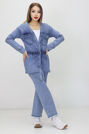 کت فیروزه ای زنانه رگولار RAPİDO LİFE - کد 928181775