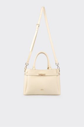 کیف دستی نباتی زنانه چرم مصنوعی Elle - کد 928184751