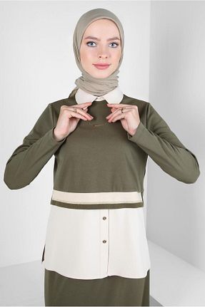 روسری سبز پلی استر Alvina - کد 792004828