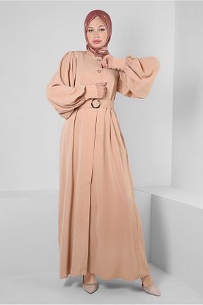 کلاه و ابایا بژ زنانه پلی استر Alvina - کد 799160689
