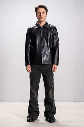 کت مشکی مردانه رگولار Dericlub - کد 348079503