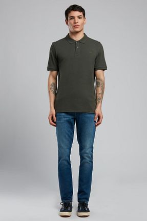 شلوار جین قهوه ای مردانه پاچه تنگ Lee Cooper - کد 928212139