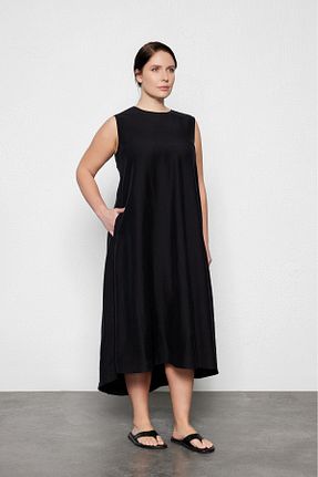 لباس سایز بزرگ مشکی زنانه Polyamid LUOKK - کد 928214355