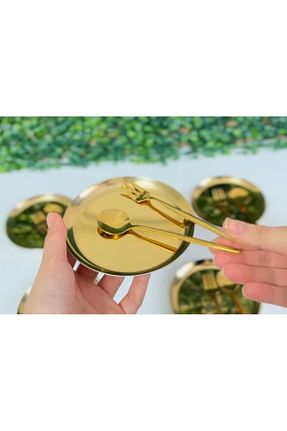 بشقاب زرد استیل ضد زنگ SEVA ÇELİK - کد 928227696