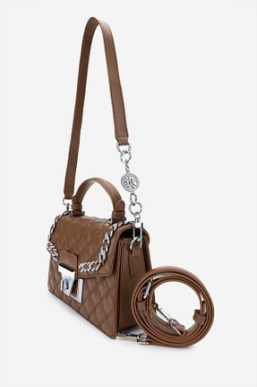 کیف دوشی قهوه ای زنانه چرم مصنوعی Valmenti - کد 928233330