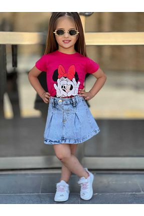 ست بالاتنه و پائین تنه رنگی بچه گانه جین yns coolstar - کد 928498054