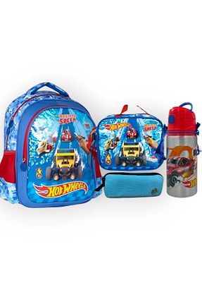 کیف مدرسه رنگی بچه گانه پارچه ای HOT WHEELS - کد 927569564