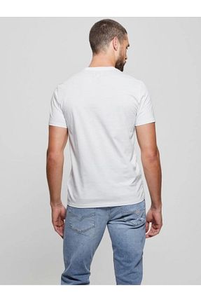 تیشرت سفید مردانه رگولار Guess - کد 864029548