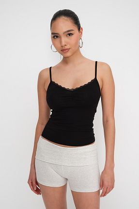 بلوز مشکی زنانه ساده Addax - کد 928289130