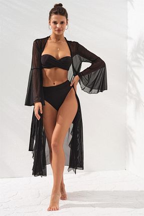 رویه بیکینی مشکی زنانه پلی استر Pierre Cardin - کد 640502654