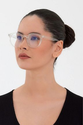 عینک محافظ نور آبی سفید زنانه 50 Rams - کد 928576034