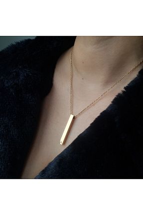 گردنبند جواهر طلائی زنانه فلزی archin - کد 784617655