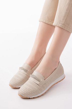بابت بژ زنانه چرم مصنوعی Scarpebutik - کد 923738682