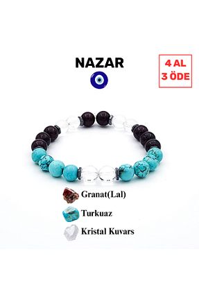 دستبند جواهر رنگی زنانه سنگ طبیعی ŞUFAYS - کد 849076529