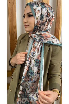 شال سبز زنانه ابریشم MODA - کد 928298671