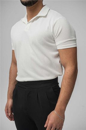 تیشرت سفید مردانه گشاد OUTFİT MAN - کد 928313537