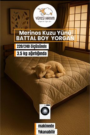 لحاف سایز بزرگ سفید 220 x 240 Yüncü Hanım - کد 889009484