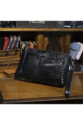 کیف پورتفوی و کلاچ سبز مردانه چرم خالص Velure - کد 917572446