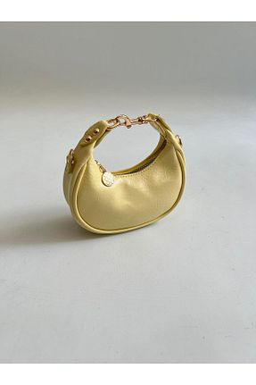 کیف دوشی زرد زنانه چرم مصنوعی Mia Collection - کد 928346748
