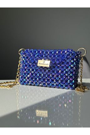 کیف دوشی سرمه ای زنانه ساتن begüm jewelery - کد 928394663