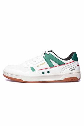 کفش اسنیکر سفید زنانه بند دار hummel - کد 928349585