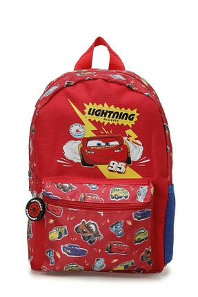 کیف مدرسه قرمز بچه گانه پارچه ای Cars - کد 845783511