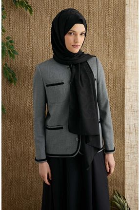 شال مشکی زنانه پلی استر Fatma Atasoy - کد 928395255