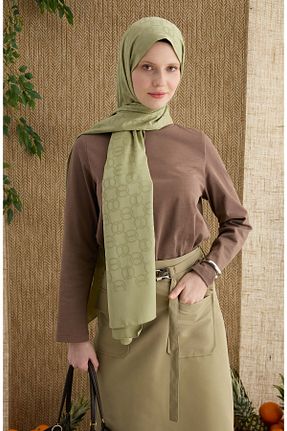 شال سبز زنانه پنبه ای Fatma Atasoy - کد 928395011