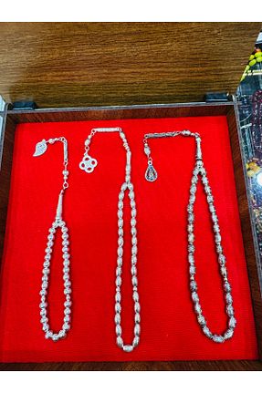 تسبیح طوسی روکش نقره TESBİH ADAM - کد 928400457