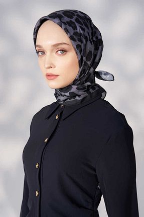 شال مشکی زنانه پلی استر Madame Polo - کد 928630776