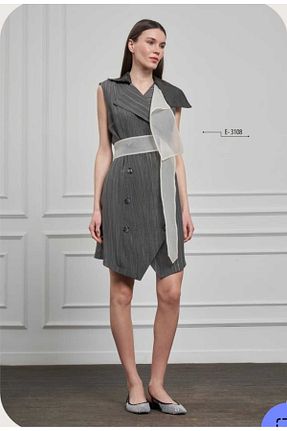 لباس طوسی زنانه بافتنی Miarte Neri - کد 928393339