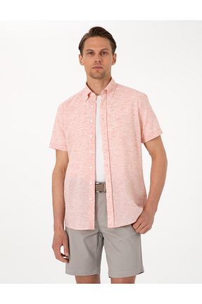 پیراهن قرمز مردانه رگولار Pierre Cardin - کد 928401355