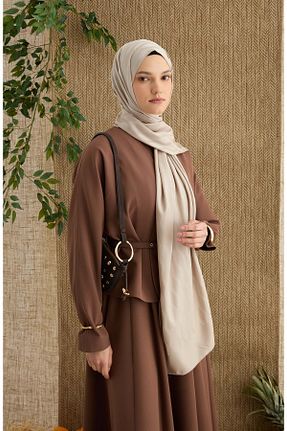 شال بژ زنانه پلی استر Fatma Atasoy - کد 928396609