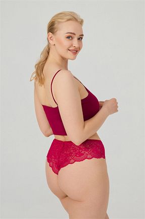 شورت سایز بزرگ مشکی زنانه فاق نرمال Cottonhill - کد 134480499